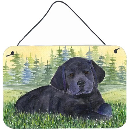 Carolines Treasures Labrador Indoor Aluminium Metal Wall Or Door Hanging Prints SS8343DS812
